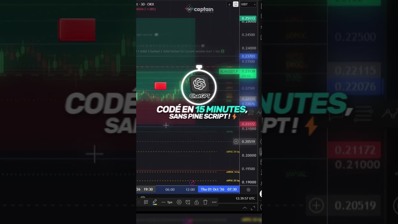 Je code un indicateur TradingView avec ChatGPT… sans savoir coder