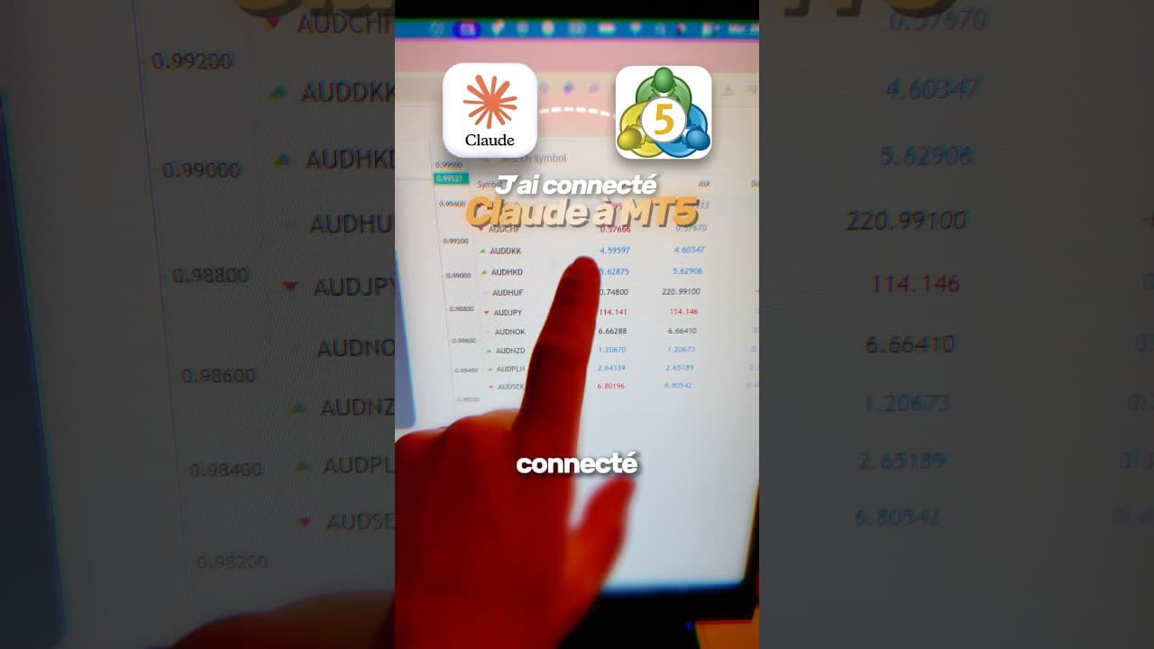 Connectez Claude à MT5 en 2 minutes ! #trading #ai #mt5