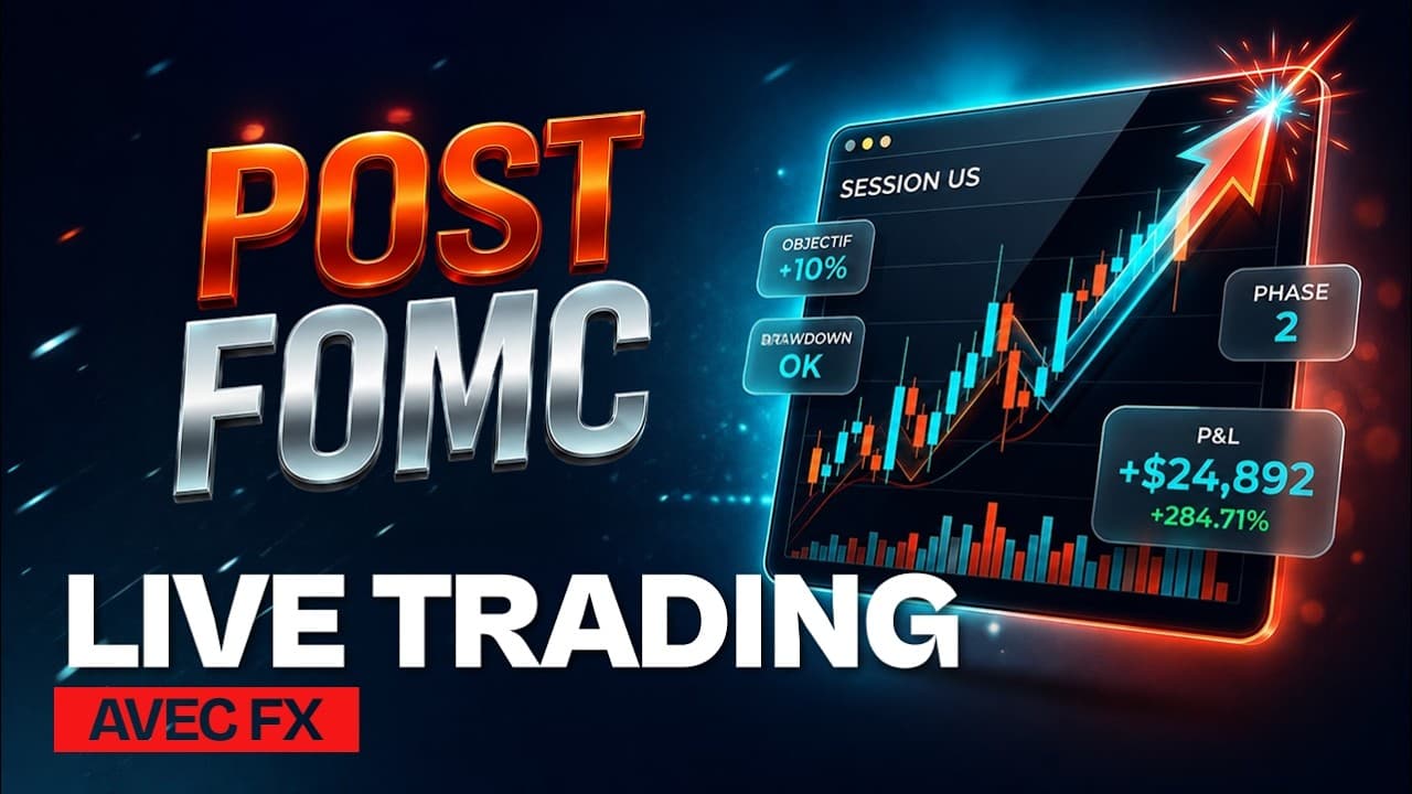 Live Trading US : On Trade la Réaction Post-FOMC en Direct
