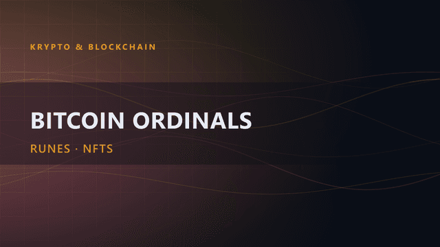 Bitcoin Ordinals: Der komplette Guide (NFT, Runes) 2026