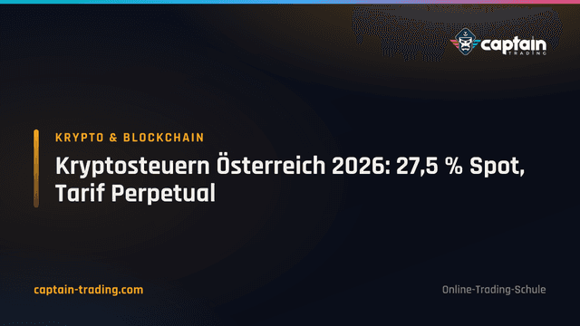 Kryptosteuern Österreich 2026: 27,5 % Spot, Tarif Perpetual