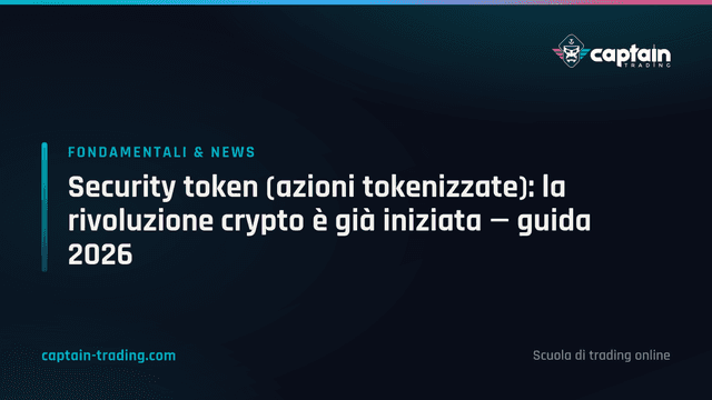 Security token (azioni tokenizzate): la rivoluzione crypto è già iniziata — guida 2026