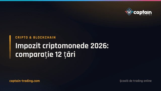 Impozit criptomonede 2026: comparație 12 țări