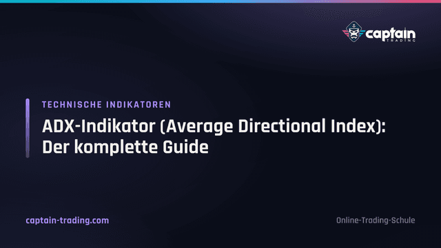 ADX-Indikator (Average Directional Index): Der komplette Guide