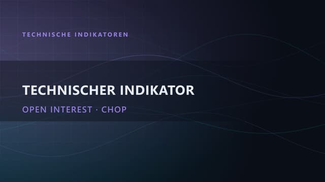 Technischer Indikator: Meine Top-3-Favoriten