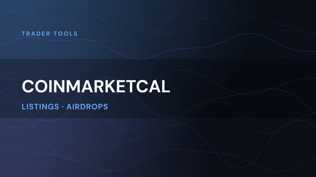 CoinMarketCal: The Ultimate Crypto & Economic Calendar