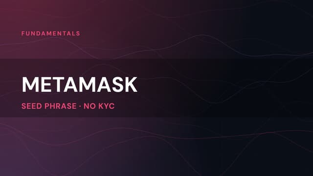 MetaMask: How to Create a Hot Wallet
