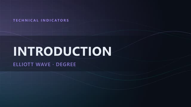 Introduction to Elliott Wave Theory
