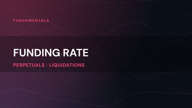 Funding Rate Explained: What It Is and How to Read It