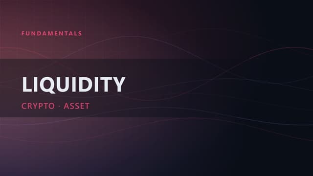 Liquidity in Crypto Trading: Analysis and Interpretation