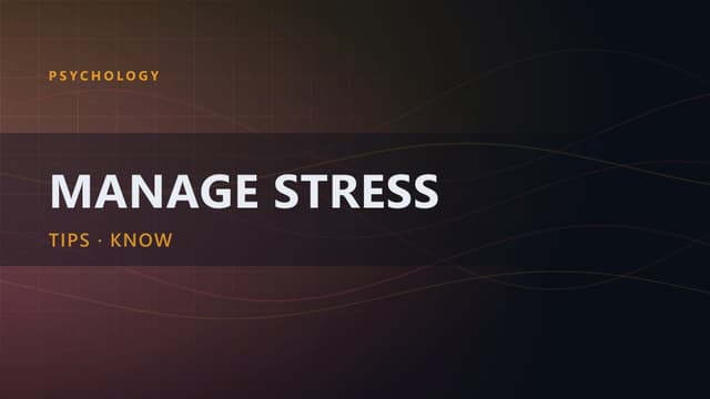 How to Manage Stress in Trading: 10 Tips