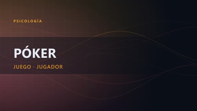 Póker y trading: convertir el juego en entrenamiento