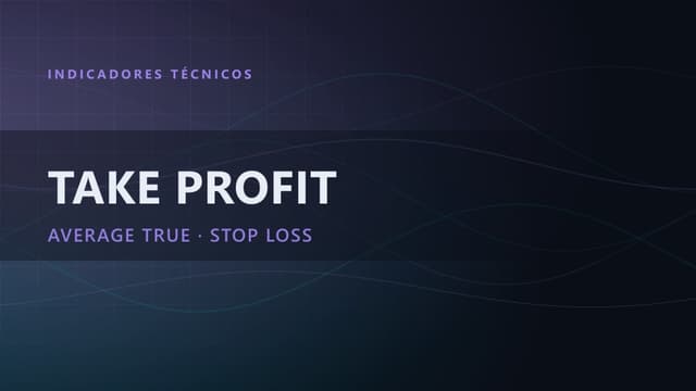 Take Profit y Average True Range | la guía del Captain