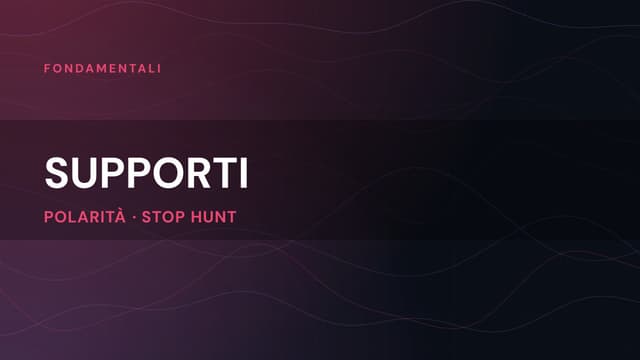 Supporti e resistenze: come tracciarli correttamente