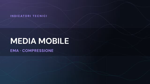 Media mobile: come usarla nell'analisi tecnica