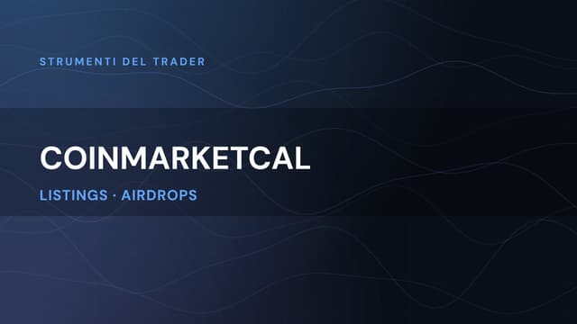 CoinMarketCal: IL Calendario Economico e Crypto