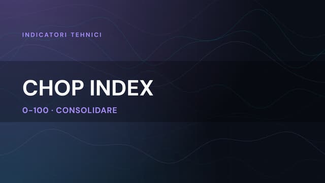 Chop Index: indicele Choppiness explicat