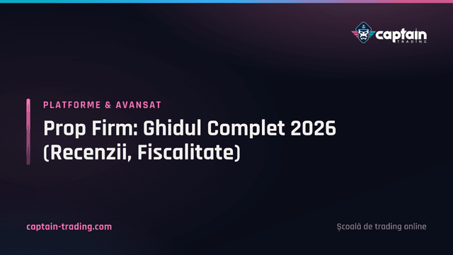 Prop Firm: Ghidul Complet 2026 (Recenzii, Fiscalitate)
