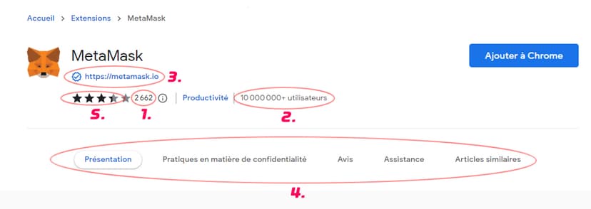 Comment utiliser Metamask : Installation — Metamask : Création d’un Hot Wallet