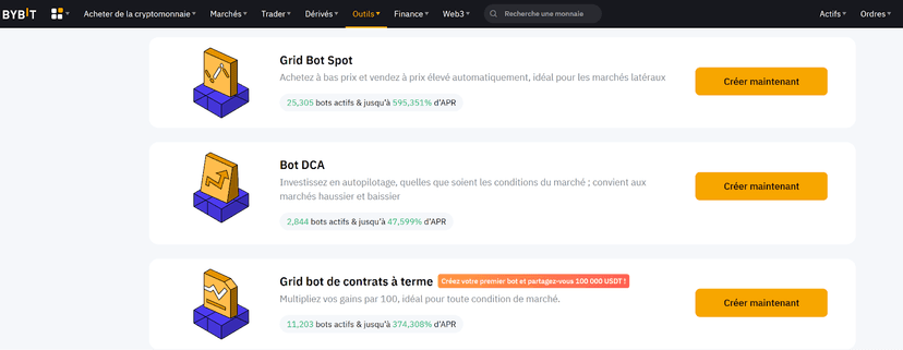 dca automatisée bybit