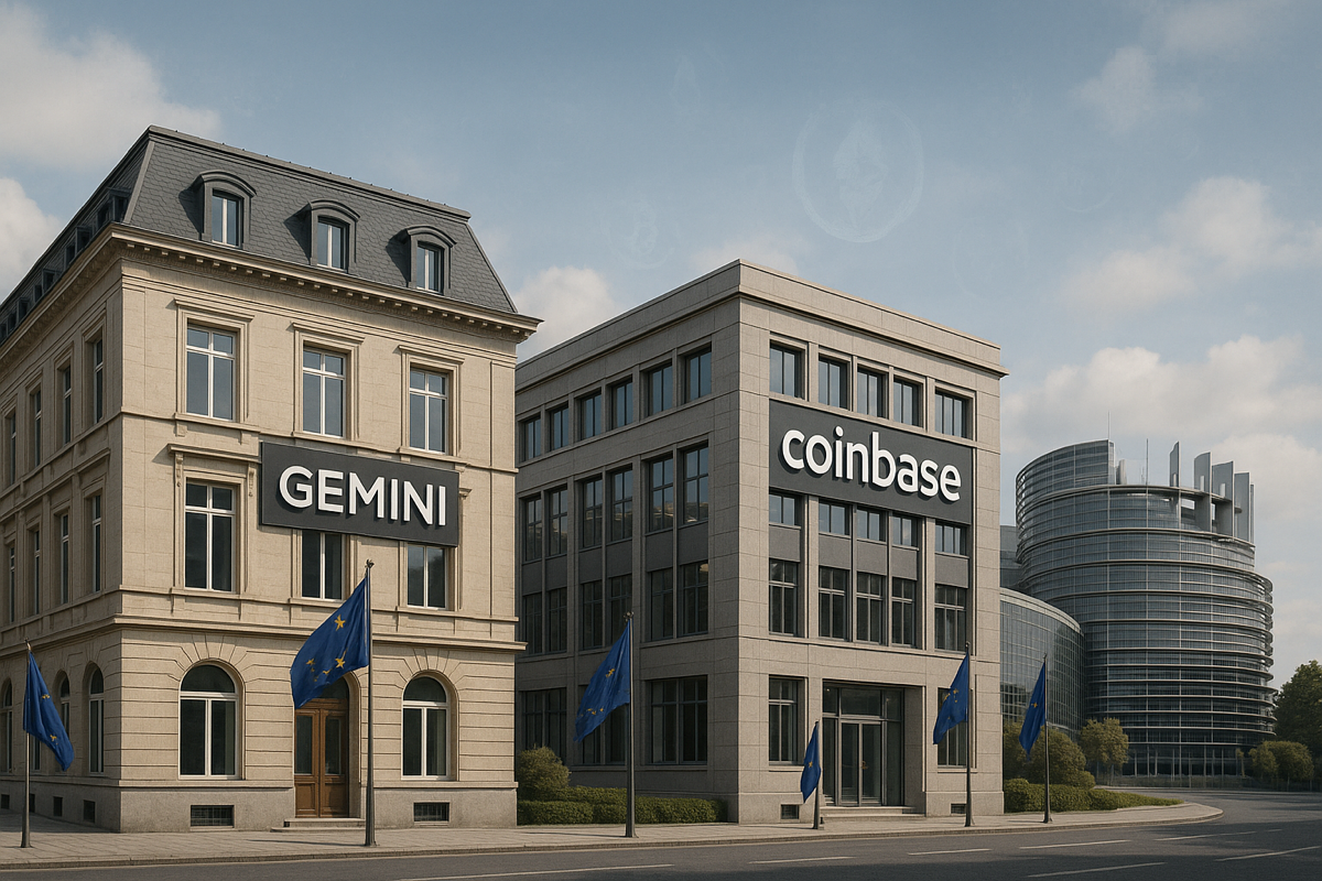 Réglementation MiCA : Gemini et Coinbase en passe d’obtenir leur licence européenne