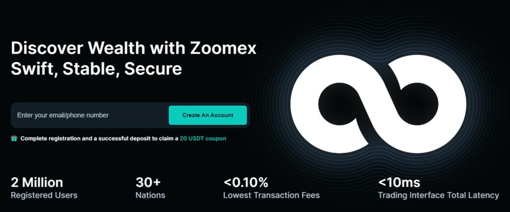 zoomex home page